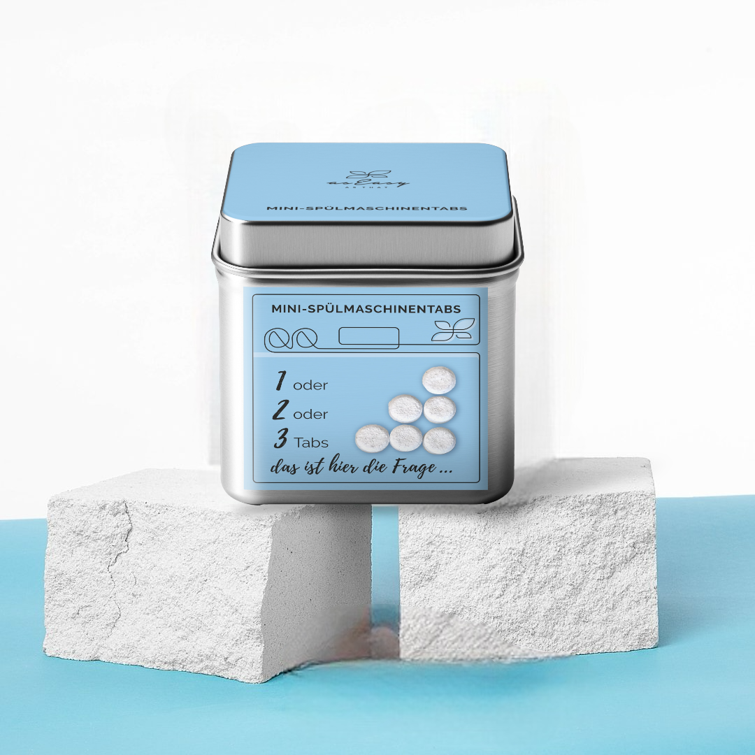 spültabs aufbewahrung Mini Spülmaschinentabs - Starter-Set