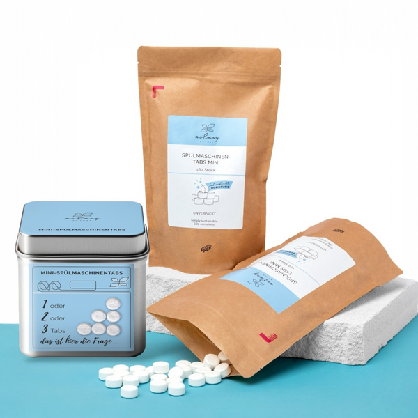 spültabs aufbewahrung Mini Spülmaschinentabs - Starter-Set